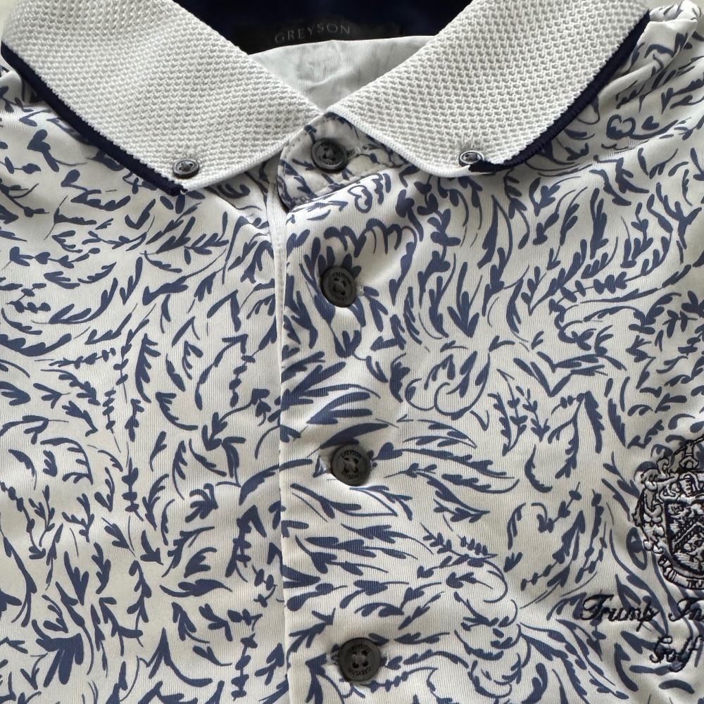 Men’s golf shirt by Greyson. XL